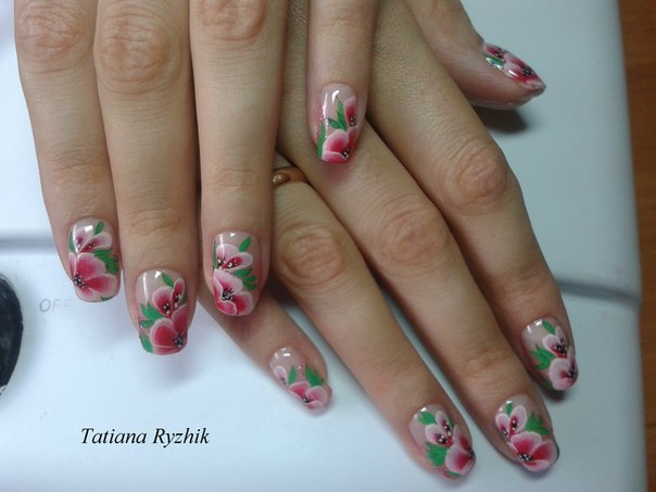 Autumn Leaves Manicure