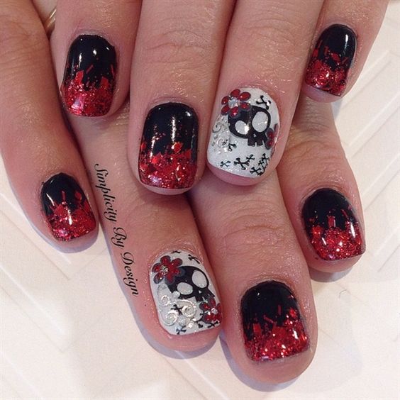 Autumn Leaves Manicure