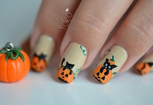 Autumn Leaves Manicure