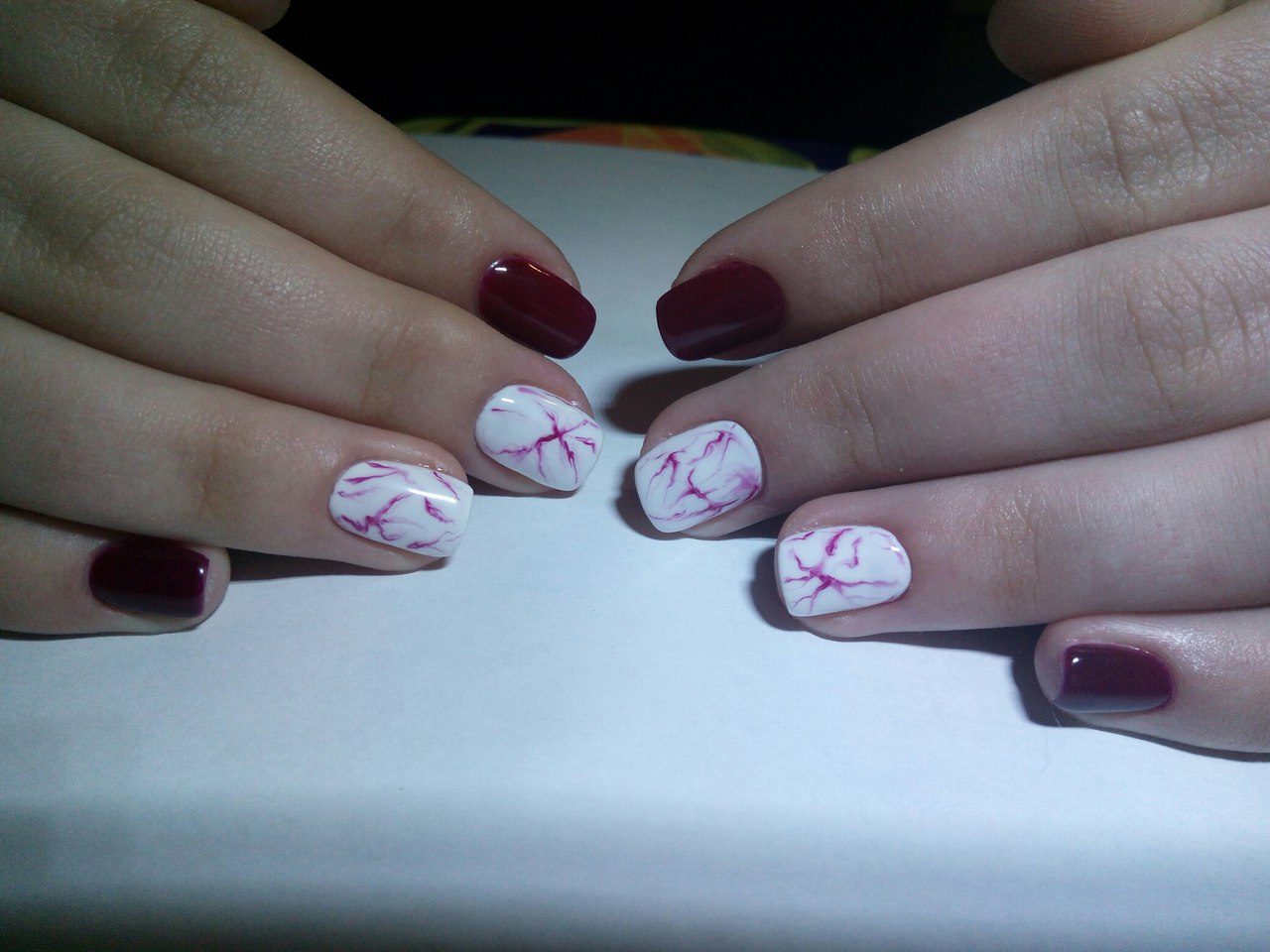 Autumn Leaves Manicure
