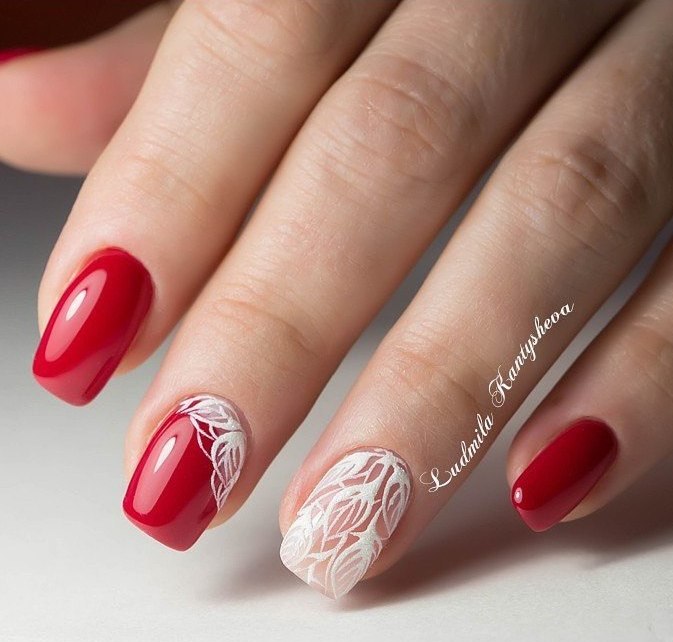 Autumn Leaves Manicure