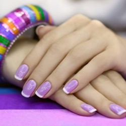 Lavender nails photo
