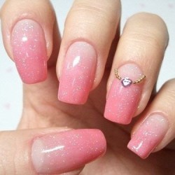 Gel-lacquer wedding nails photo