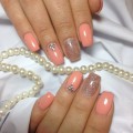 Peach nails