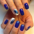 White-blue nails 2016