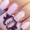 White and pink nails 2016