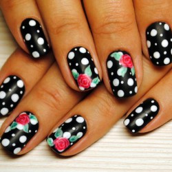 Flower nails ideas photo