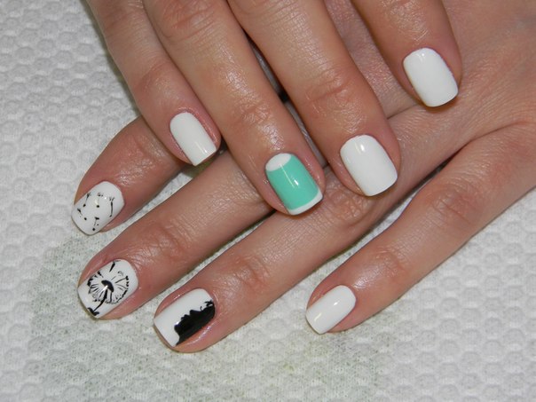 White nails ideas