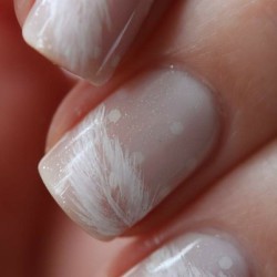 Feather nail art photo