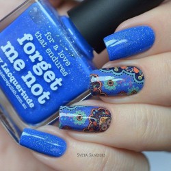 Blue nails ideas photo