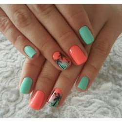 Summer nail art designs photo