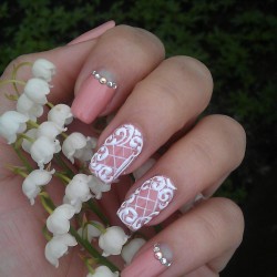 Lace nails photo
