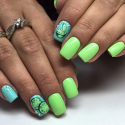 Trendy summer nails photo