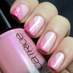 Beautiful pink nails photo