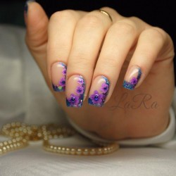 Gel polish nails photo