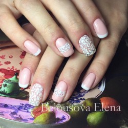 White French manicure 2016 photo