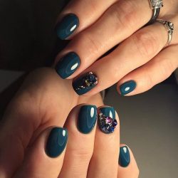 Nails with beads photo