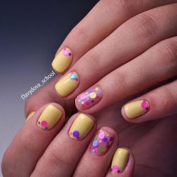 Beautiful summer nails photo