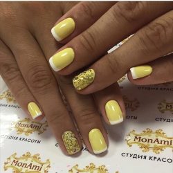 Ideas of summer french nails photo