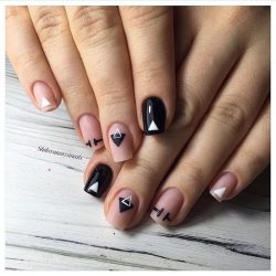 Black nails photo
