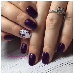 Winter gel polish for nails photo