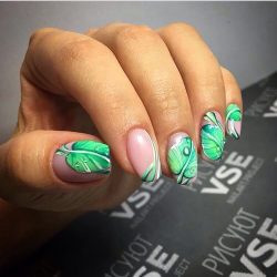 Tropical nails photo