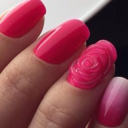 Pink spring nails photo