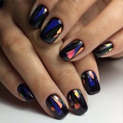 Black nails ideas photo