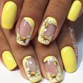 Flower summer nails