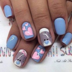 Nails for young mothers photo