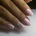 Delicate french manicure