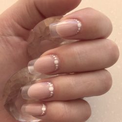 Transparent nails photo