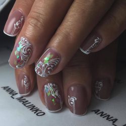 Embossed nails photo