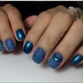 Evening nails by gel polish