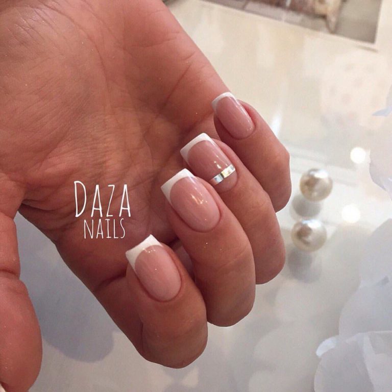 Classic french manicure