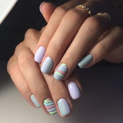 Trendy summer nails photo