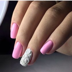 Nails for spring dress photo