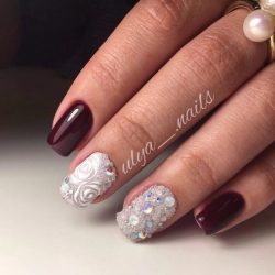 Ideas of evening nails photo