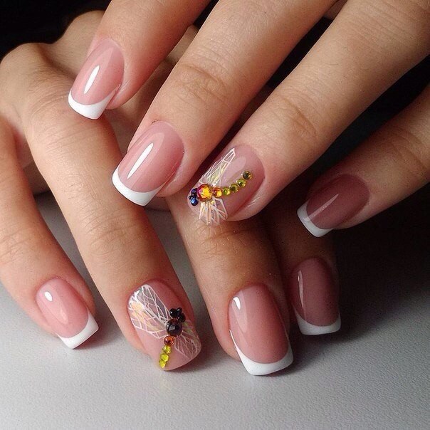 Square french nails