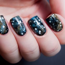 Space nails photo