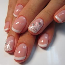 Gentle french nails photo