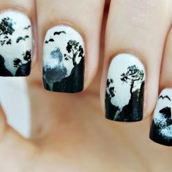 Ghost nails photo