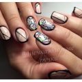 Trendy colorful nails