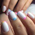 Bright colorful nails
