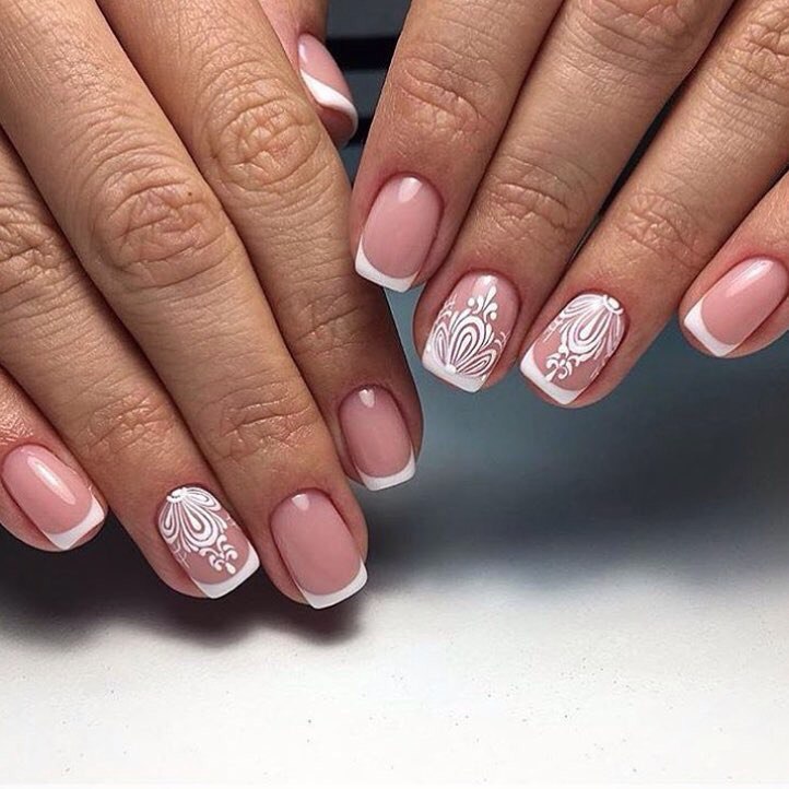 Beautiful delicate nails