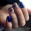 Bright blue nails ideas