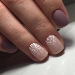 Light brown nails photo