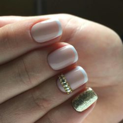 Beautiful French nails photo