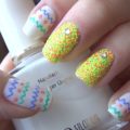 Spring nails by gel polish