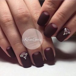 Moon transparent nails photo